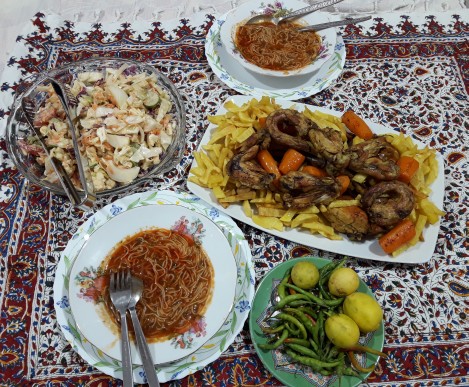 از شما/مرغ سرخ شده و.....
