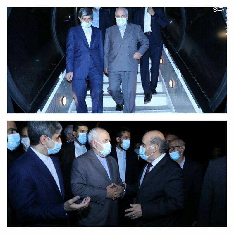عکس/ ورود ظریف به لبنان
