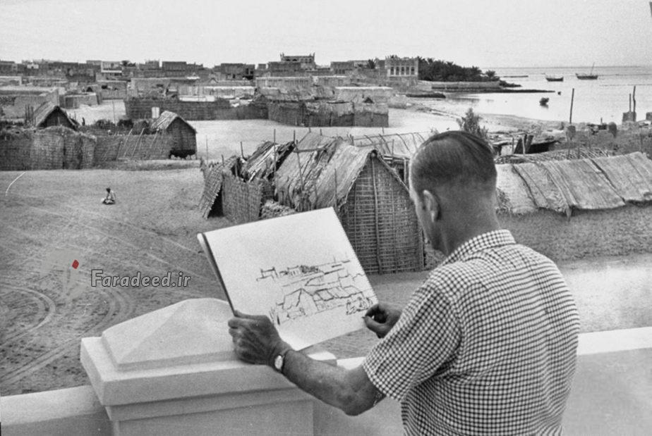 عکس/ پرسه زدن فرستاده انگلیس در بحرین پیش از جدایی