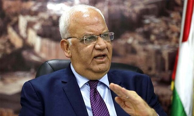 عریقات خطاب به دبیرکل اتحادیه عرب: یا توافق امارات و اسرائیل را محکوم کن یا استعفا بده