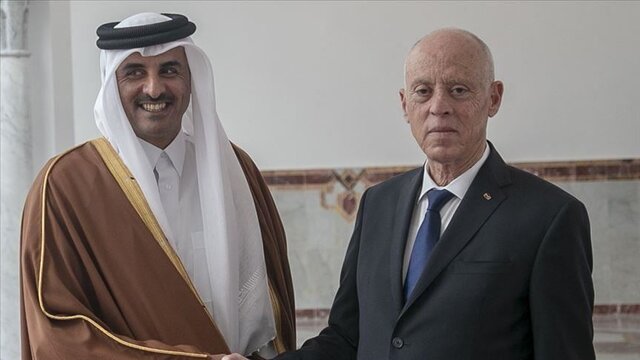 امیر قطر: آماده حمایت از تونس در مرحله کنونی هستیم