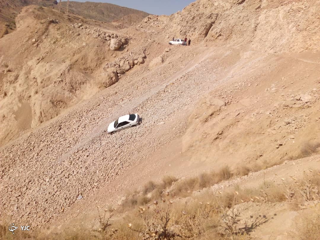 عکس/ جاده ناایمن مرق مرقکان ساوه آبستن حوادث