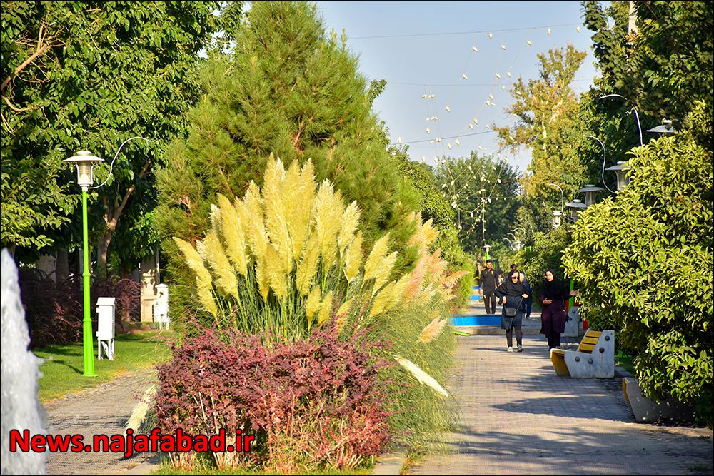 عکس/ زیبایی‌های چهار باغ نجف آباد