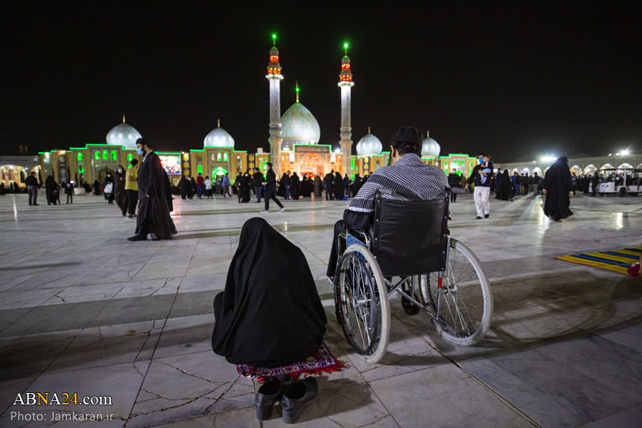 مراسم عزاداری شهادت امام حسین(ع) در مسجد جمکران