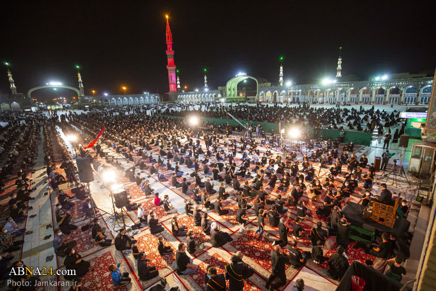 مراسم عزاداری شهادت امام حسین(ع) در مسجد جمکران