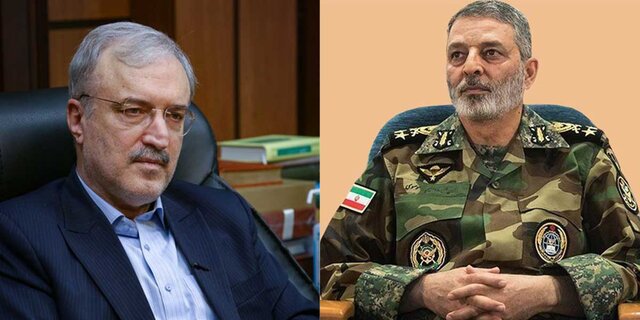 فرمانده کل ارتش به وزیر بهداشت تبریک گفت