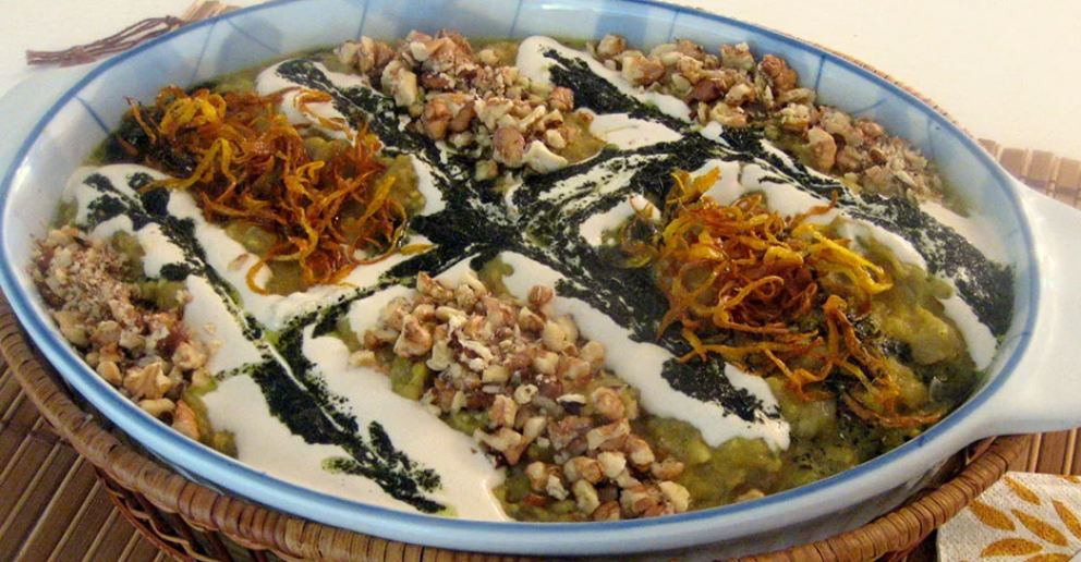 طرز تهيه کشک بادمجان مجلسي