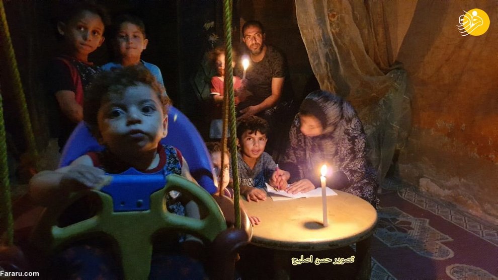 غزه در تاریکی فرو رفت