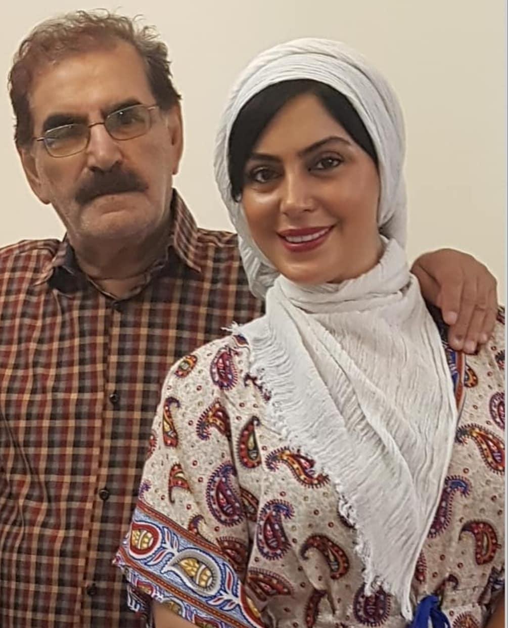 چهره ها/ نیلوفر شهیدی در کنار پدرش