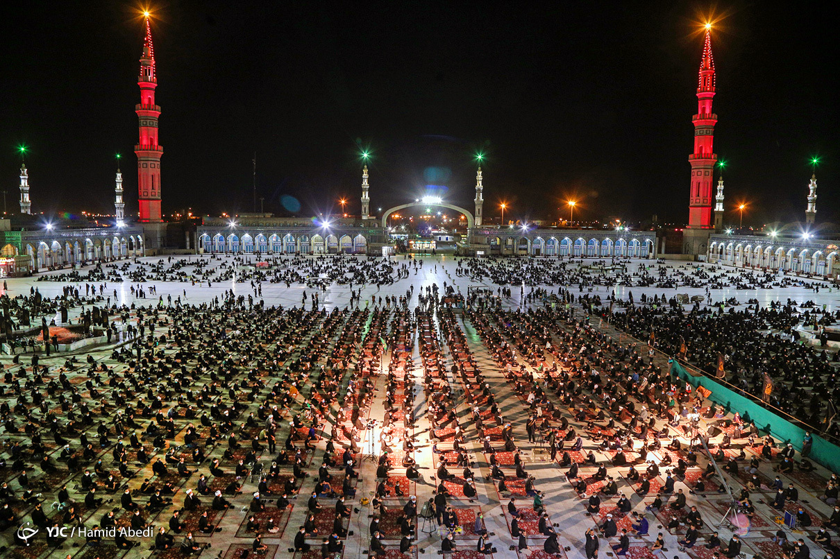 سومین شب محرم در مسجد مقدس جمکران