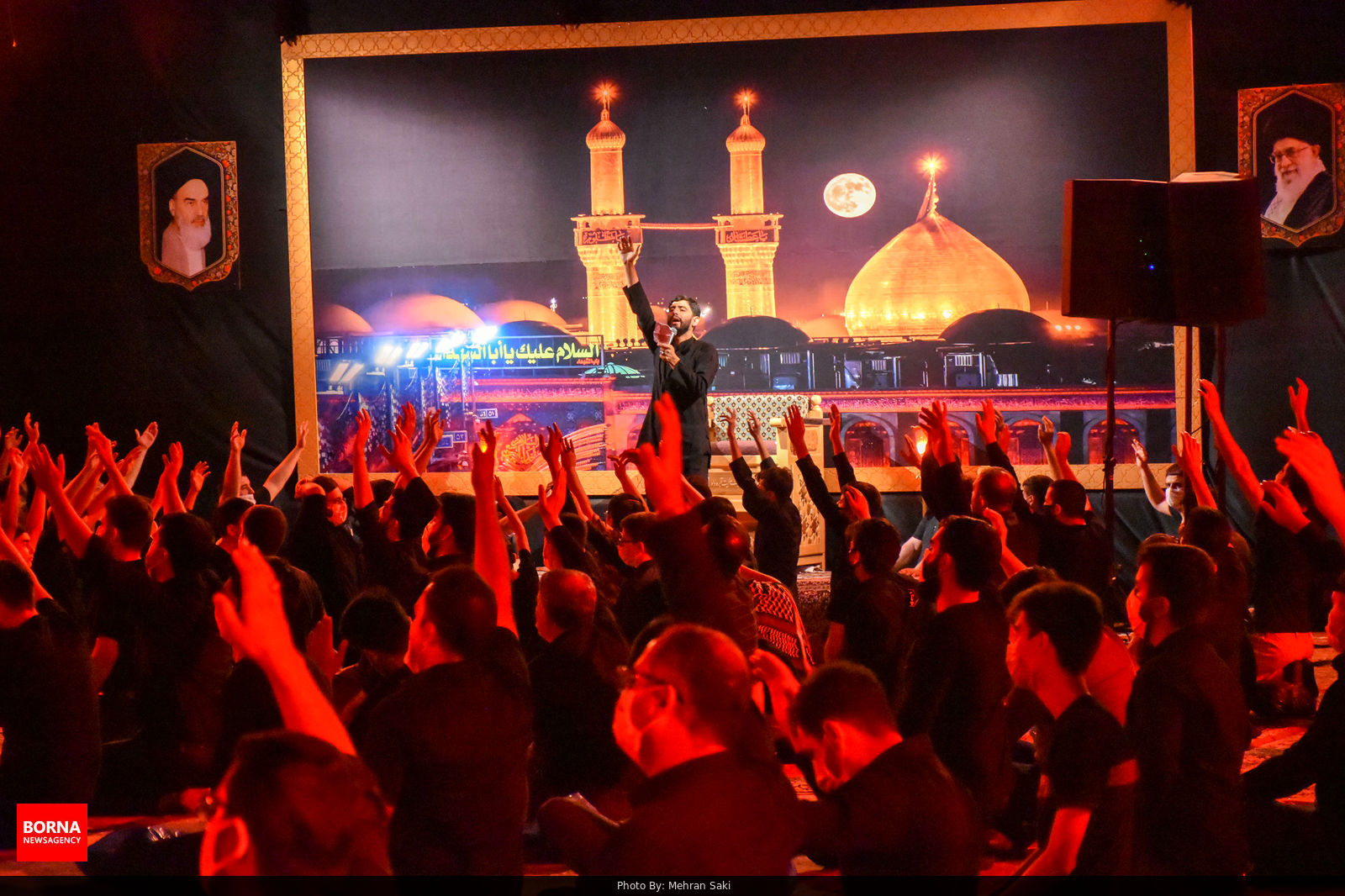 فاصله گذاری اجتماعی توسط عزاداران حسینی