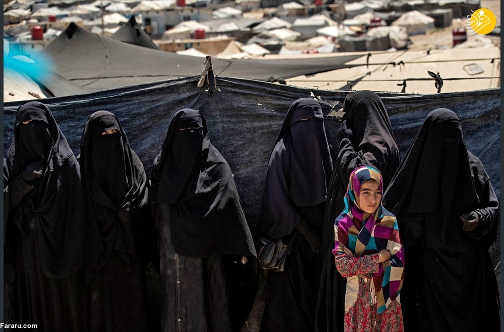 زنان خارجی داعش در اردوگاه الهول سوریه