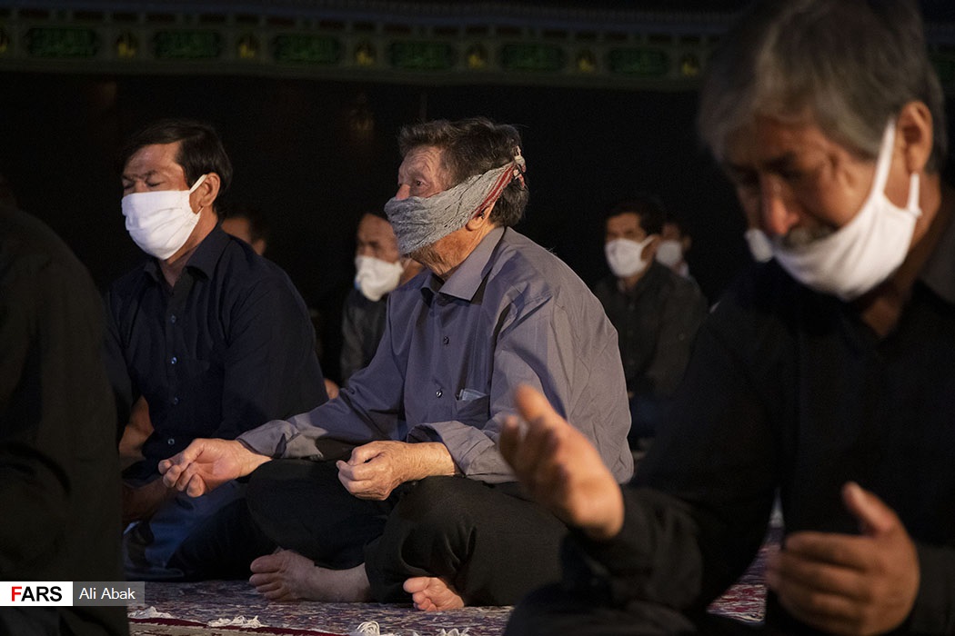 عزاداری افغانستانی‌های ساکن سرخه