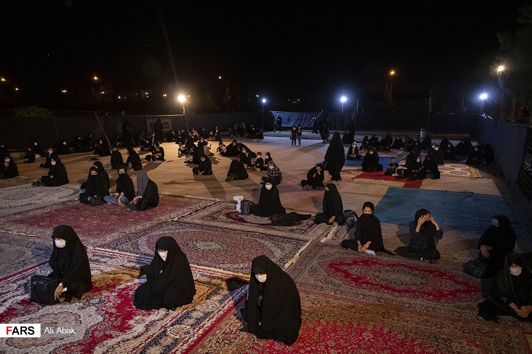 عزاداری افغانستانی‌های ساکن سرخه