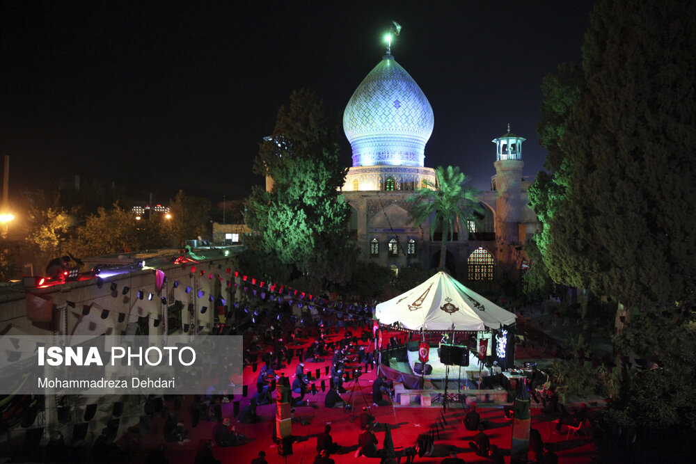 عزاداری شب چهارم محرم در شیراز