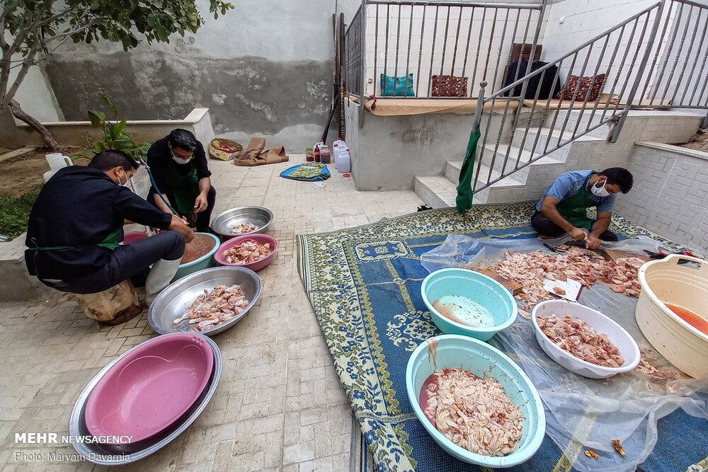 اطعام حسینی دانشجویی در بجنورد