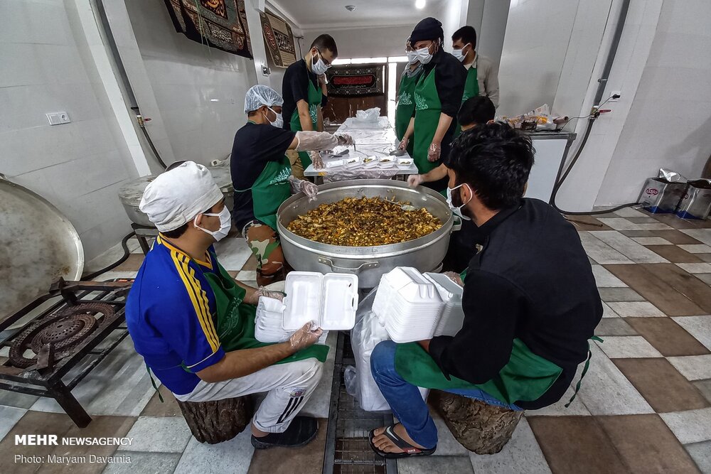 اطعام حسینی دانشجویی در بجنورد
