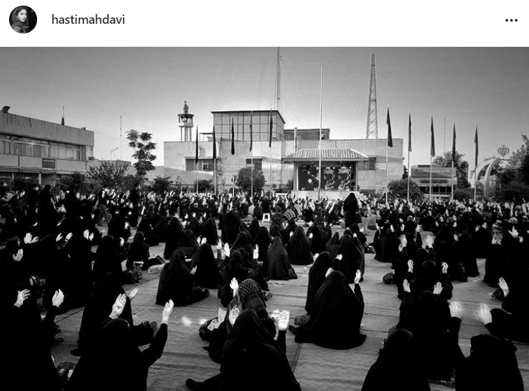 چهره ها/ عکاسی «هستی مهدوی» از مراسم عزاداری