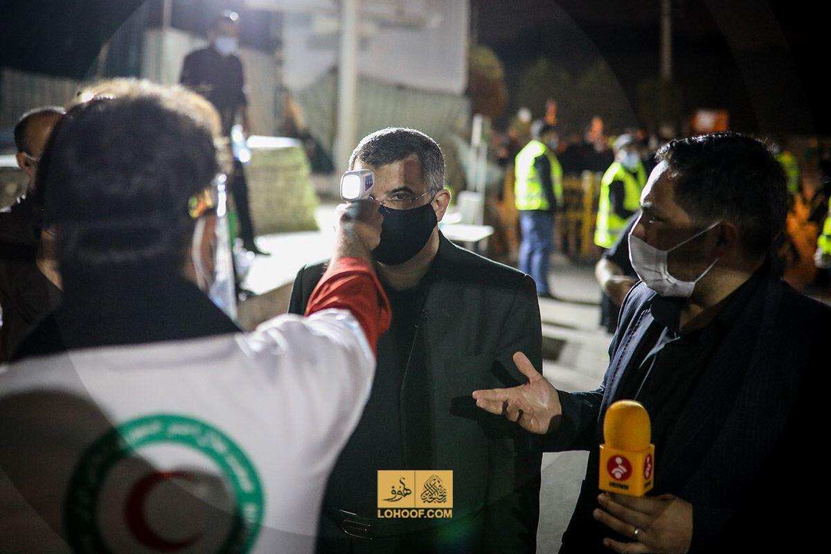 تصاویری از عزاداری و سینه زنی «حریرچی» معاون وزیر بهداشت