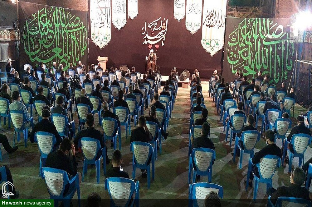 عکس/ عزاداری هیئت مسجد جنرال در مدرسه الزهرا ارومیه