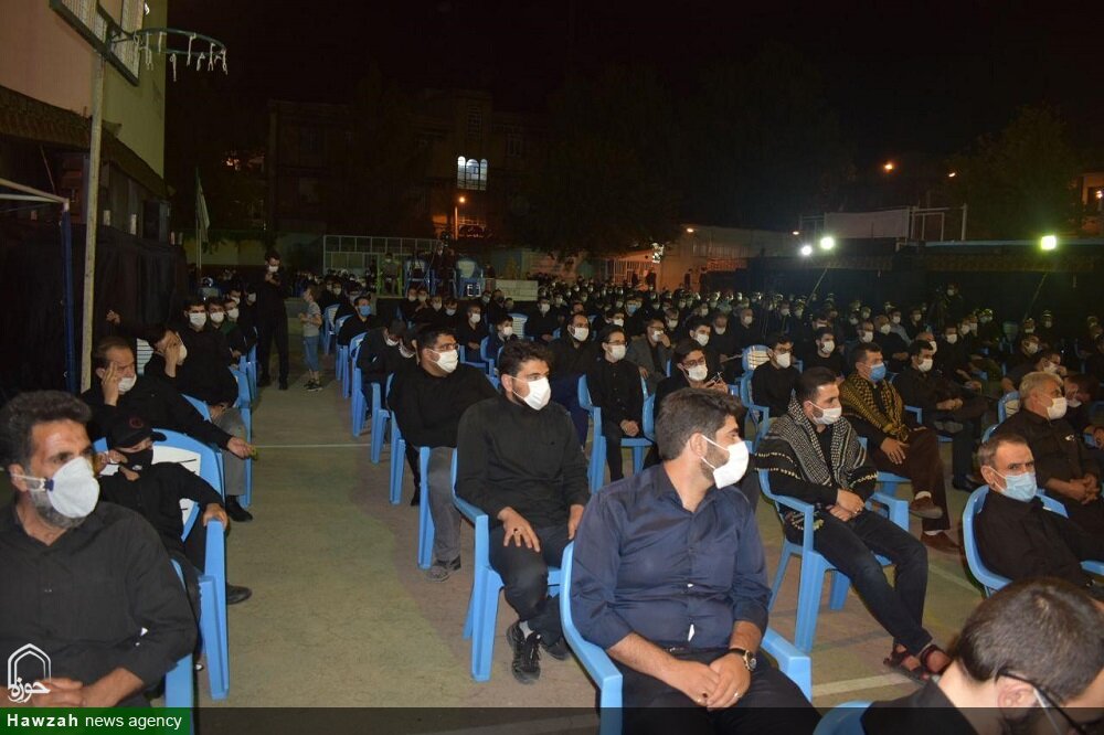 عکس/ عزاداری هیئت مسجد جنرال در مدرسه الزهرا ارومیه