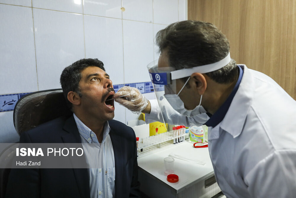 حال و روز بیماران کرونایی در بیمارستان «شهدای تجریش» تهران