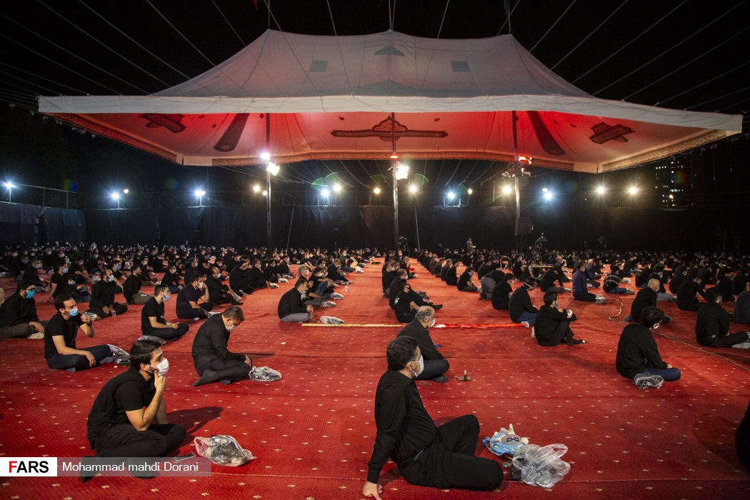 عکس/ نظم عزاداران حسینی