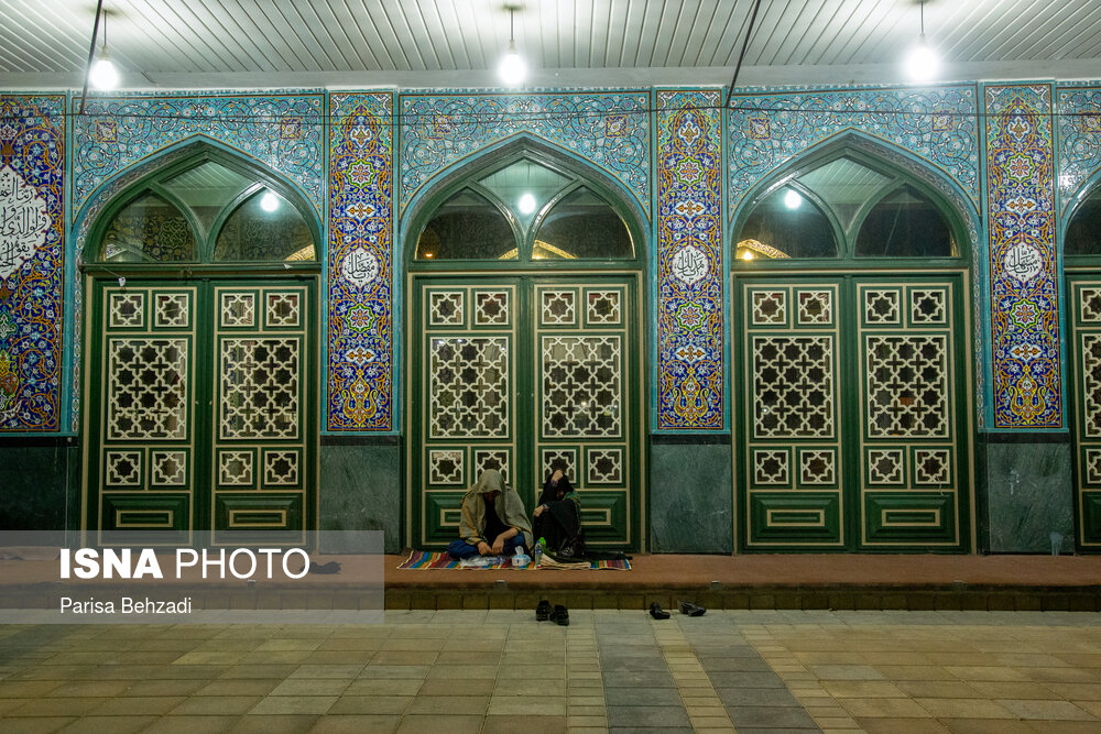 عزاداری شب هفتم محرم در مصلی بیت‌المقدس اراک