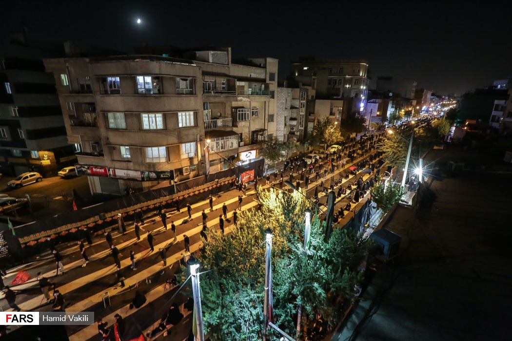 عکس/ نظم عزاداران حسینی