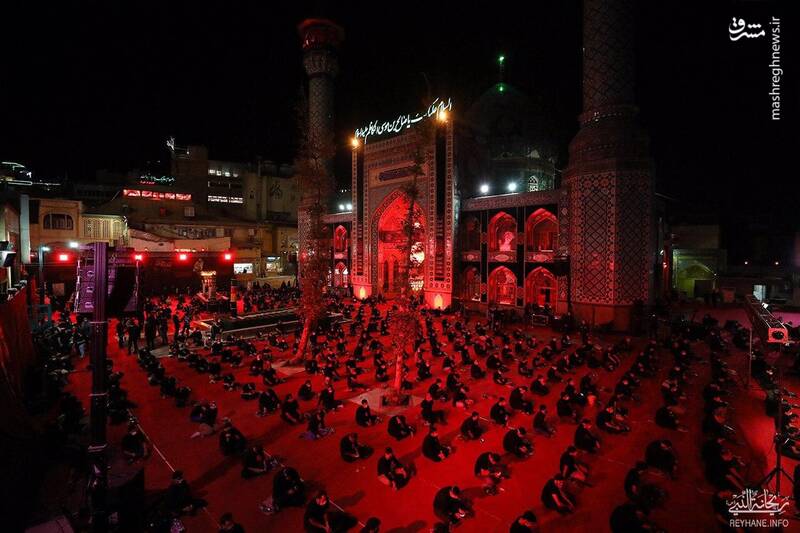عکس/ نظم عزاداران حسینی