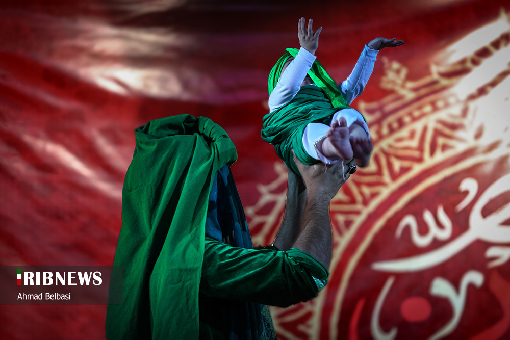 عزاداری شب هفتم محرم در مشهد مقدس