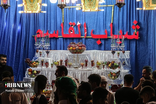 عکس/ آیین نمادین ازدواج حضرت قاسم(ع) در خرمشهر