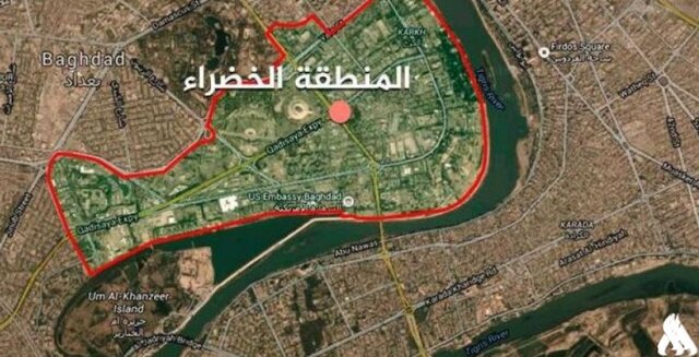 دومین حمله موشکی به منطقه سبز بغداد
