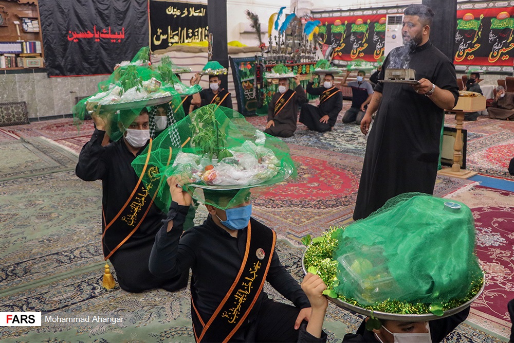 آیین سنتی سینی‌گردانی حضرت قاسم(ع) در اهواز