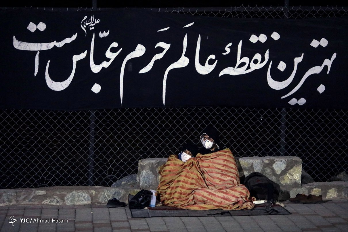 مراسم عزاداری شب هفتم محرم در مشهد