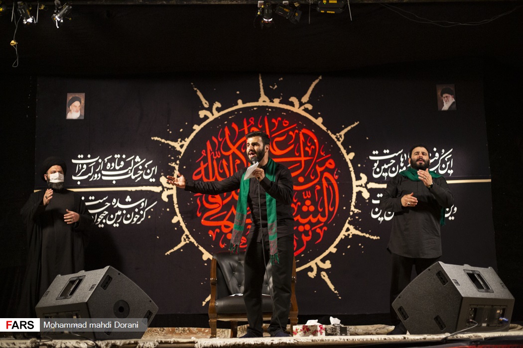 شب هشتم محرم در هیئت مکتب الصادق(ع) تهران