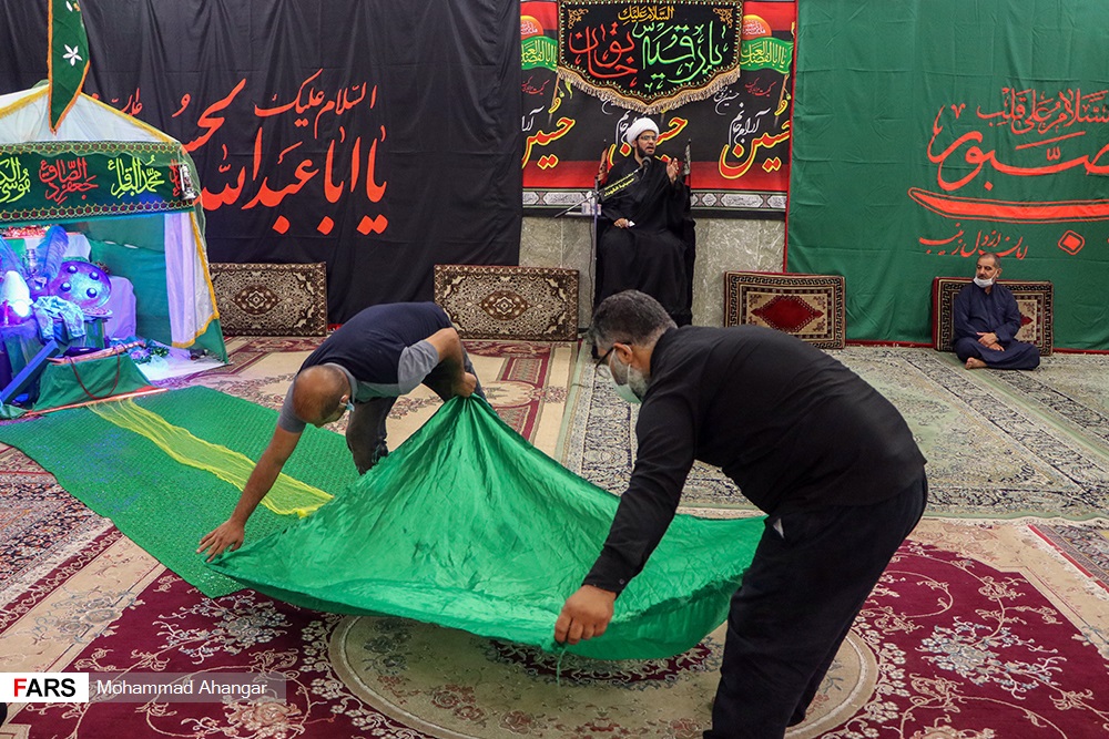 آیین سنتی سینی‌گردانی حضرت قاسم(ع) در اهواز