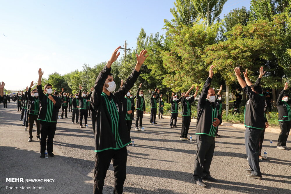 عکس/ یوم ‌العباس متفاوت زنجانی‌ها