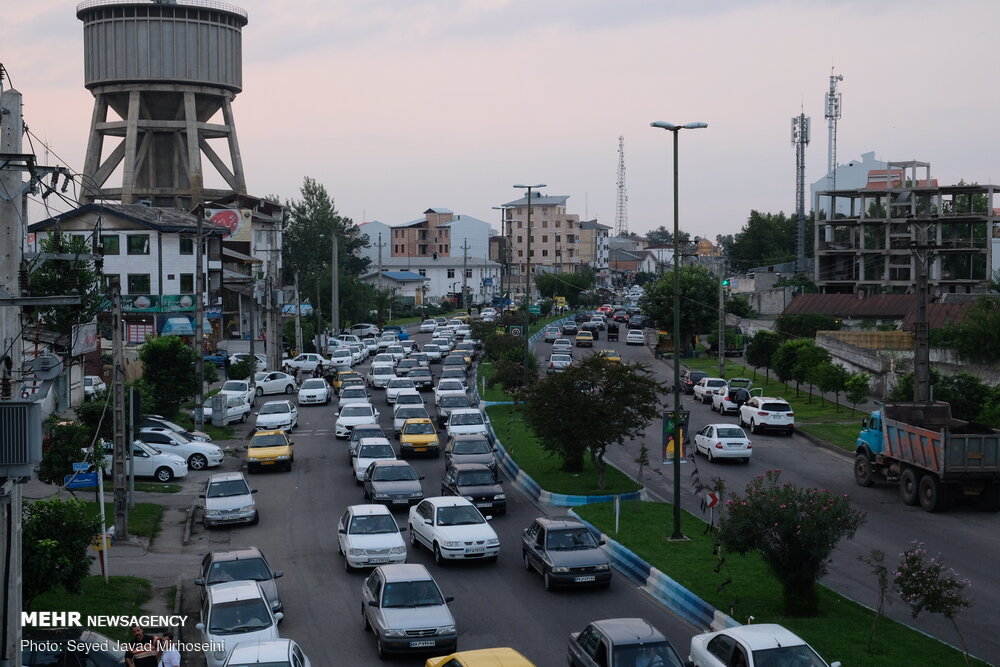 عکس/ مسافران رشت در ایام کرونایی