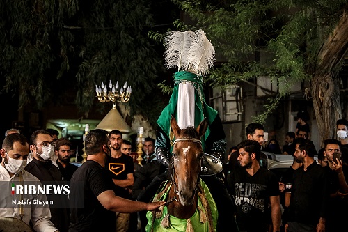 عکس/ آیین نمادین ازدواج حضرت قاسم(ع) در خرمشهر