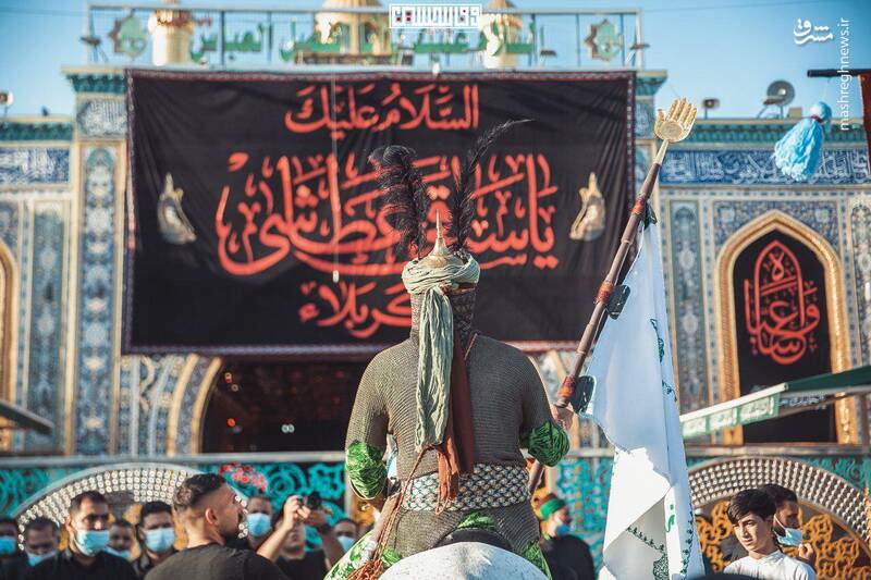 عکس/ مراسم تاسوعای حسینی در کربلا