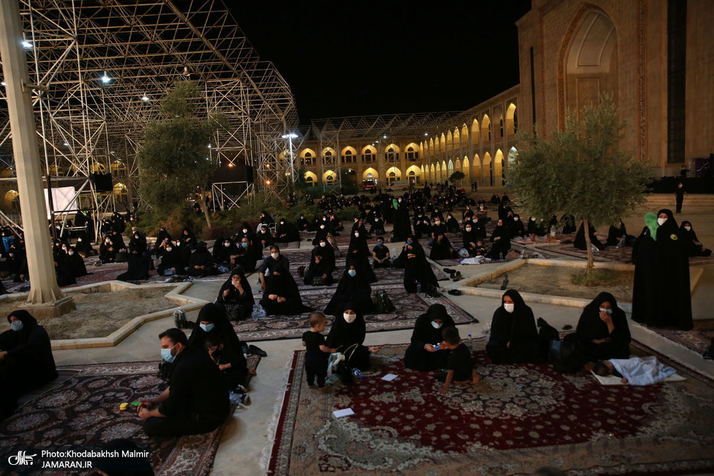 عزاداری تاسوعا در صحن حرم امام خمینی(ره)