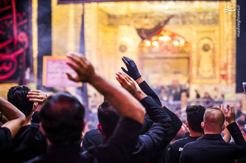 عکس/ مراسم تاسوعای حسینی در کربلا