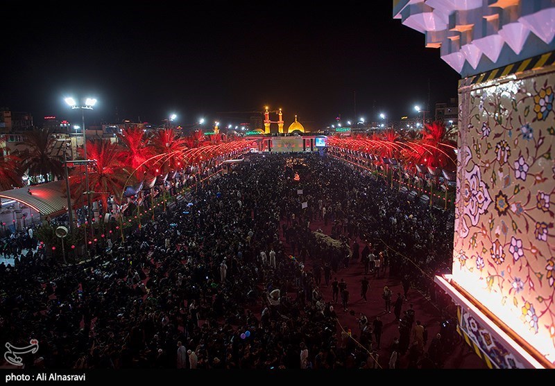 عکس/ شب عاشورا در کربلای معلی