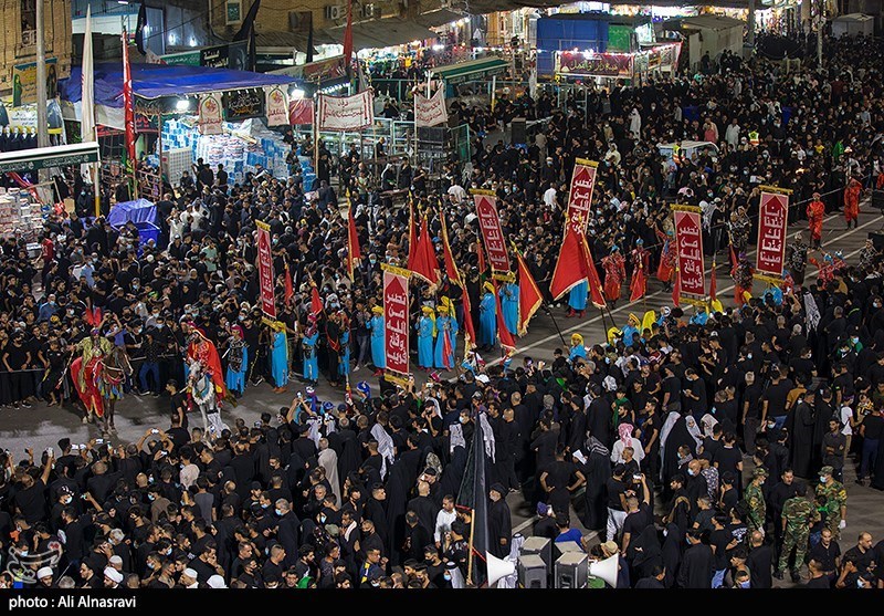 عکس/ شب عاشورا در کربلای معلی