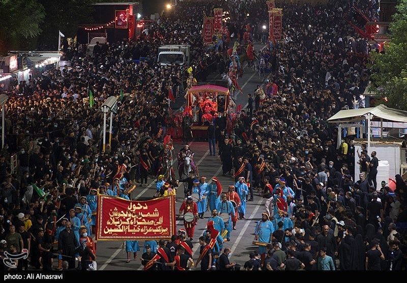 عکس/ شب عاشورا در کربلای معلی