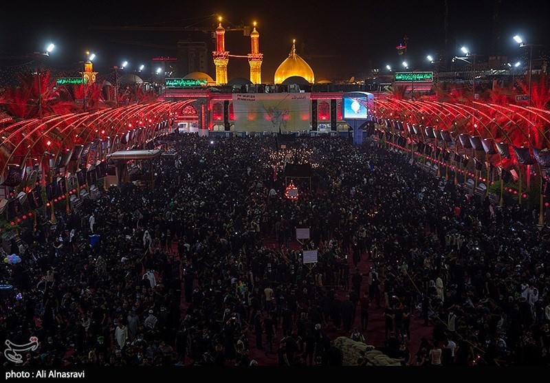 عکس/ شب عاشورا در کربلای معلی