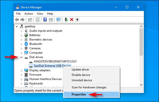 چگونه در ویندوز ۱۰ بدون استفاده از Safely Remove فلش را جدا کنیم؟
