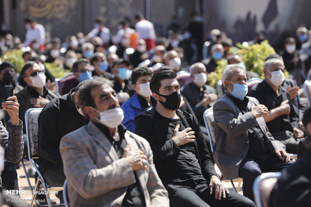 عزاداری روز عاشورا و نظم اردبیلی ها در رعایت فاصله اجتماعی 