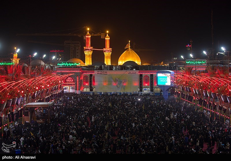 عکس/ شب عاشورا در کربلای معلی